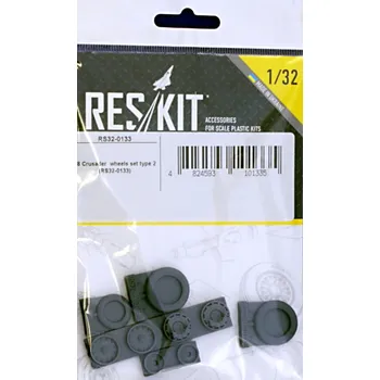 Plastikový model Reskit 1/32 F-8 Crusader wheels type 2 (TRUMP)