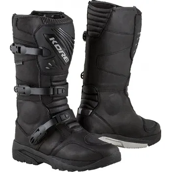 Moto obuv Boty Adventure Long 3.0, KORE (černé) (Velikost: 45)