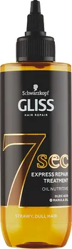 Vlasová regenerace Schwarzkopf Gliss 7 sec regenerační péče pro slabé a namáhané vlasy 200 ml