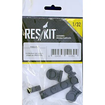 Plastikový model Reskit 1/32 A-4 Skyhawk late version wheels...