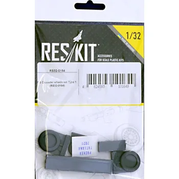 Plastikový model Reskit 1/32 F-8 Crusader wheels Type 1 (TRUMP)