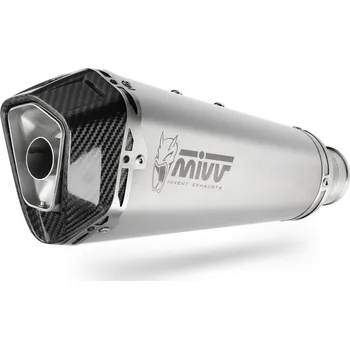 Výfuk pro motocykl Výfuk kompletní 2x1 MIVV DELTA RACE stainless steel / carbon cap