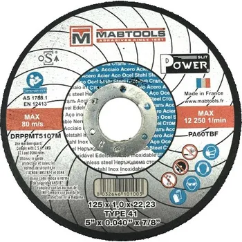 Brusný kotouč MABTOOLS Řezný kotouč ocel/nerez 125 Power Cut 1