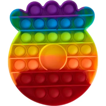 POP IT Pop It antistresová hračka tlapka rainbow