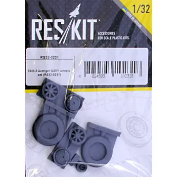 Plastikový model Reskit 1/32 TBM-3 Avenger NAVY wheels (TRUMP)