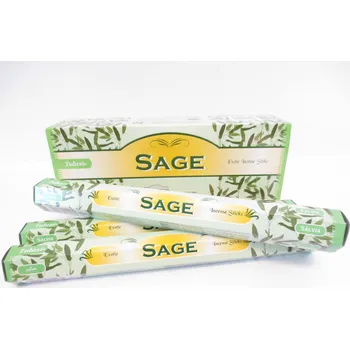 Čajovna TULASI Vonné tyčinky Sage (Šalvěj), 20 ks