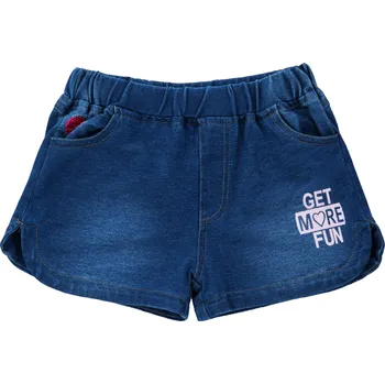 Dívčí kraťasy Dívčí riflové šortky - Wolf H2861, modrá Barva: Modrá světle, Velikost: 120