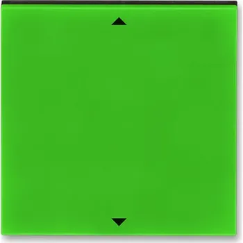 vypínač ABB 3299H-A00110 67 LEVIT Kryt spínače žaluziového s krátkocestným ovladačem zelená/kouřov