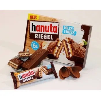 Čokoláda Ferrero Hanuta riegel 5x34,5g