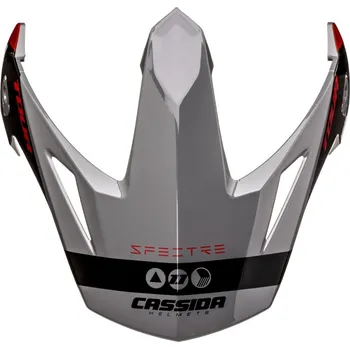 Auto-moto Kšilt pro přilby Tour Spectre, CASSIDA (šedá/červená/černá)