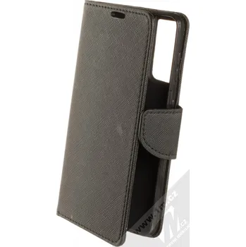 Pouzdro na mobilní telefon 1Mcz Fancy Book flipové pouzdro pro Samsung Galaxy S21 černá (black)