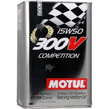 Motorový olej MOTUL 300V COMPETITION 15W-50, 5 L