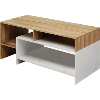 Konferenční stolek Tempo Kondela Alicante dub grandson/bílá