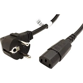 Napájecí kabel BACHMANN Kabel síťový, CEE 7/7(M) - IEC320 C13, 3x 1,5mm2, 1m, černý (356.1722) - 19.07.1315