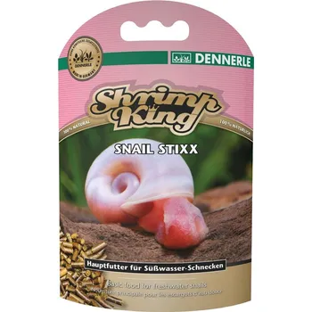 Krmivo pro rybičky Dennerle ShrimpKing Snail Stixx 45 g