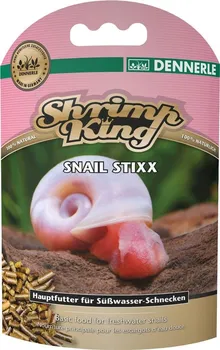 Krmivo pro rybičky Dennerle ShrimpKing Snail Stixx 45 g