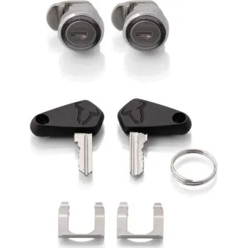 Zavazadlo na motocykl Triumph Tiger 800 / XC (10-17) - sada horního nosiče s kufrem TRAX Adv. 38l., SW-Motech, stříbrný