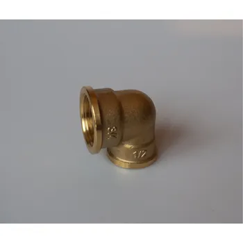 Fitinka GEBO Mosazné koleno FF 90° - REDUKOVANÉ Redukce: 1/2” x 3/8”