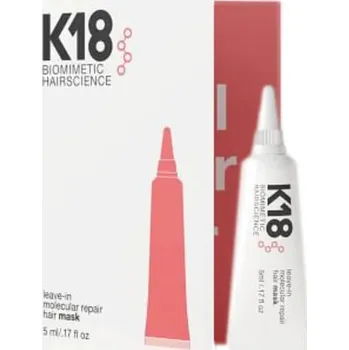 Vlasová regenerace K18 Hair Molecular Repair Mask Single Tube 5 ml
