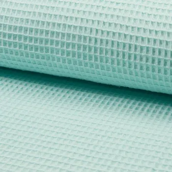 Bavlna vafle světlá mint, š.145