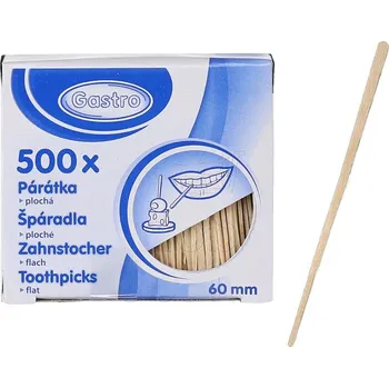 Párátko a napichovátko Párátka plochá 500 ks, v krabičce