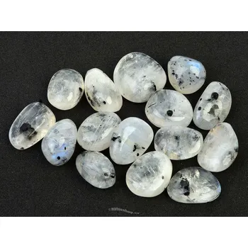 Přírodní kámen Měsíční kámen a turmalín QEX troml vel.S (Indie)