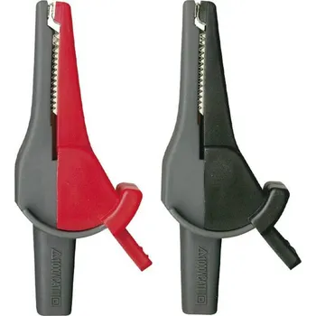 Elektrická zásuvka Beha Amprobe 370012 sada bezpečnostních krokosvorek, zásuvka 4 mm, CAT III 1000 V, CAT IV 600 V, červená, černá