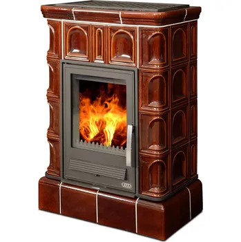 Krbová kamna ABX Abx Britania KP I - kachlový sokl - hnědá