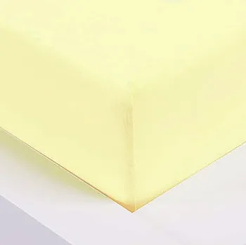 Prostěradlo Numberoplus Jersey prostěradlo krémové Velikost: 90-100 x 200 cm