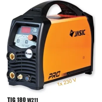 Svářečka Jasic TIG 180P W211 + Hořák SR17 4m, Zemnící kabel 4m