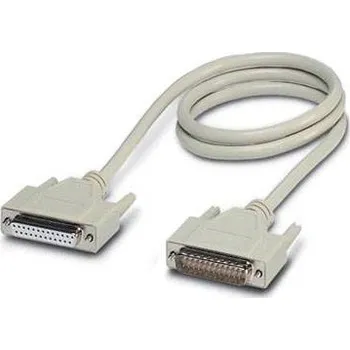 Prodlužovací kabel Phoenix Contact sériový, paralelní kabel [1x D-SUB zásuvka 25pólová - 1x D-SUB zástrčka 25pólová] 2.00 m bílá