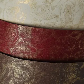 Umělecký papír Ozdobný papír A4 Roses - 250 g/m2, bordó, 20 listů