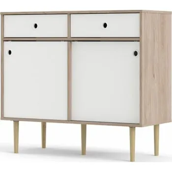 Komoda Nábytek PEGAS s.r.o. Komoda RUBY 2d2s, Hickory/Bílá