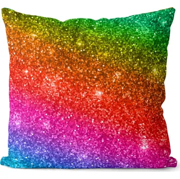 Dekorativní polštářek Polštář Třpytky (Velikost: 40 x 40 cm)