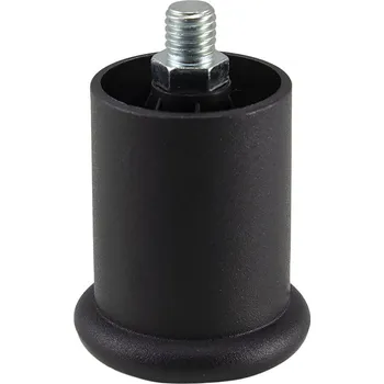 Pojezdové kolečko Nábytkový plastový kluzák průměr 42mm, závit M10x20, nosnost 30 kg - KG42-M10