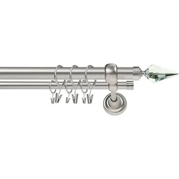 Garnýž Kovové garnýže dvouřadé 25 a 19mm - Chrom