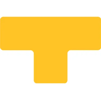 PermaRoute tvary T - žlutý PermaRoute 100x150 mm