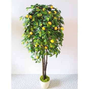umělá květina Umělý strom- Citronovník 200cm