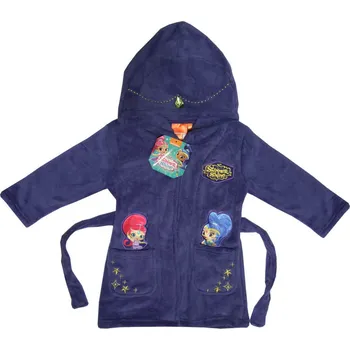 Dívčí oblečení Shimmer and Shine Modrý župan pro holky Velikost: 98