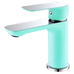 BELAGGIO RIO GREEN 4141G Stojánková umyvadlová vodovodní baterie, CHROM/ZELENÁ RI4141G