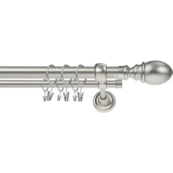 Garnýž Kovové garnýže dvouřadé 25 a 19mm - Chrom