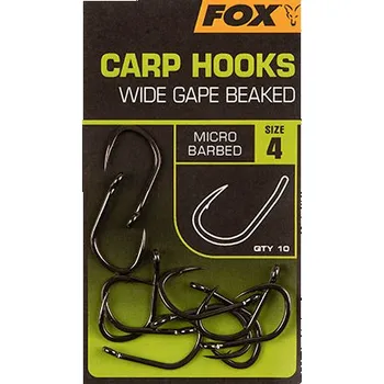 Rybářský háček Háčky Fox Carp Hooks Wide Gape Beaked ---: size 2