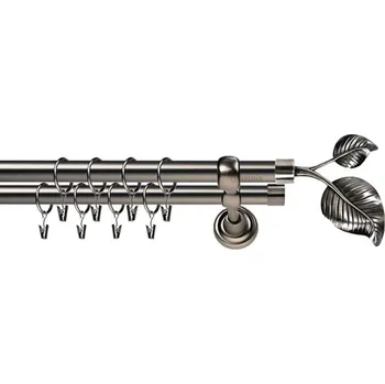 Garnýž Kovové garnýže dvouřadé 19mm - Antracit