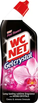 Čisticí prostředek na WC WC NET Gel Crystal WC čistič 750 ml Pink Flowers