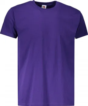 Pánské tričko Fruit Of The Loom Valueweight Tee Purple M