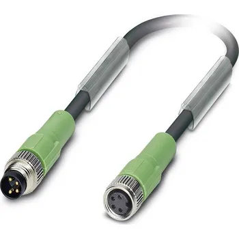 Phoenix Contact SAC-4P-M 8MS/0,6-PUR/M 8FS upravený zástrčkový konektor pro senzory - aktory, 1682155, piny: 4, 0.60 m, 1 ks