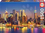 Puzzle Manhattan at Night Educa 1500 dílků a Fix lepidlo od 11 let
