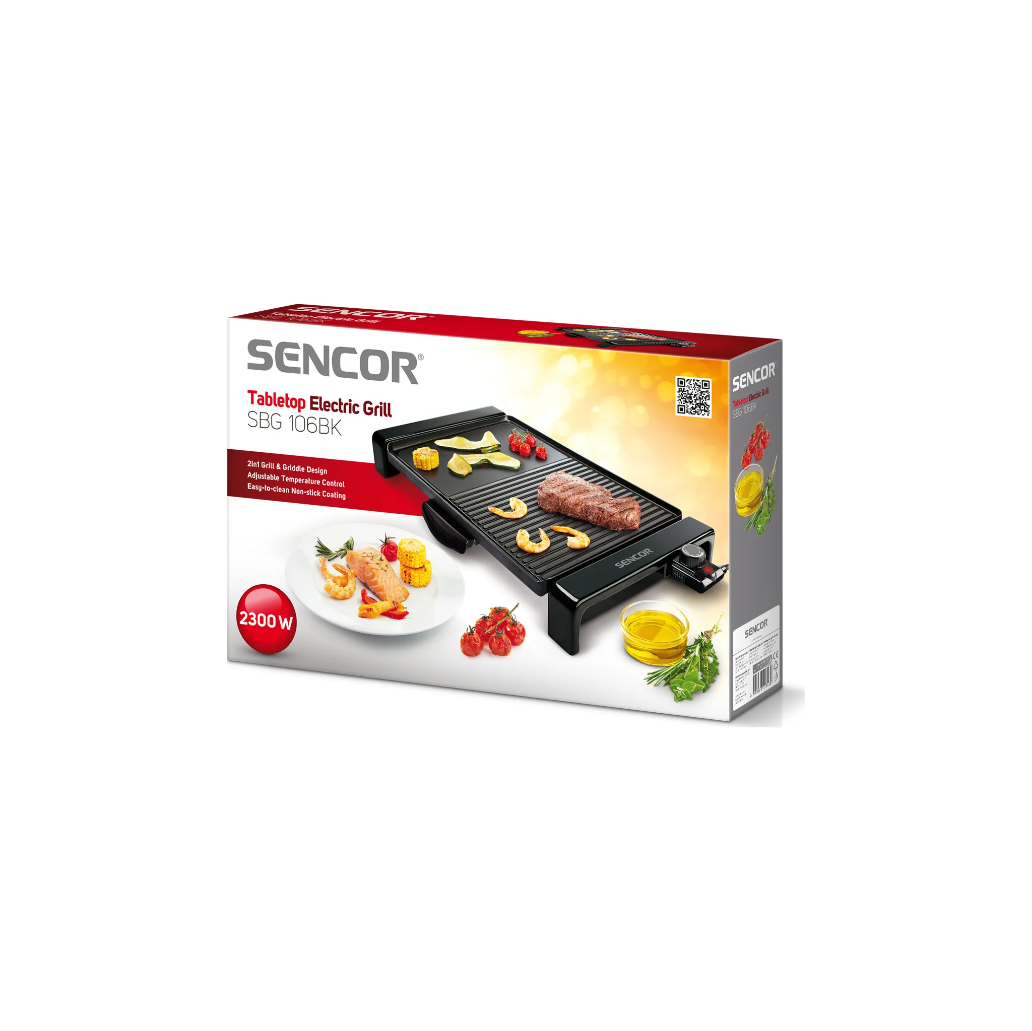 Fotografie 3 - Kuchyňský gril Sencor SBG 106BK