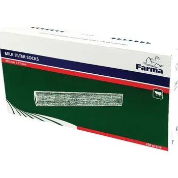 Filtrační hadice na mléko 455x57 mm 200 ks gramáž 75 g/m2