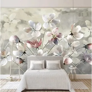 Fototapeta Solution Media 3D tapeta - Olejomalba květy MU2979 6 - Samolepící tapeta - 380-450g/m2